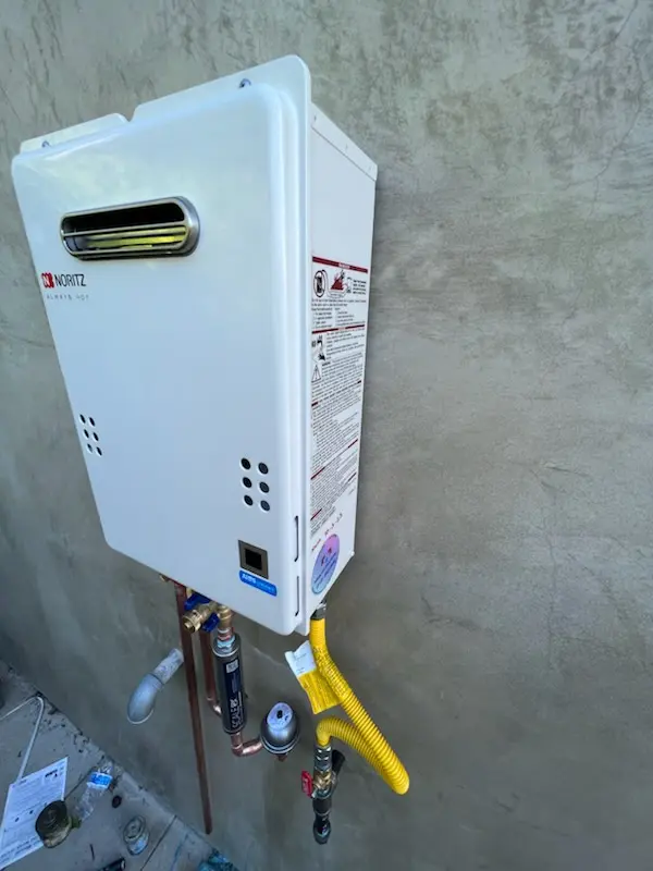 Tankless water heater installation for Cedar Crest homes