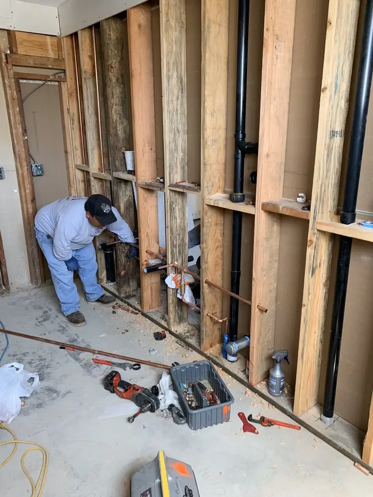 Commercial rough-in plumbing for Trenchless Sewer Repair in Cedar Crest